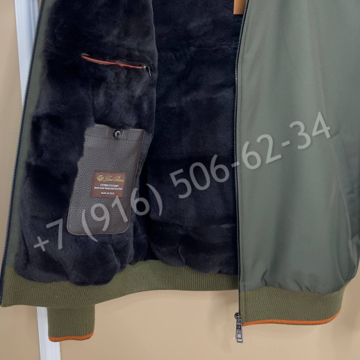 Куртка бомбер Loro Piana на меху 24446