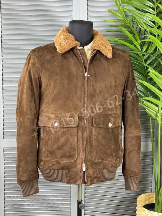 Замшевая куртка Brunello Cucinelli 6199