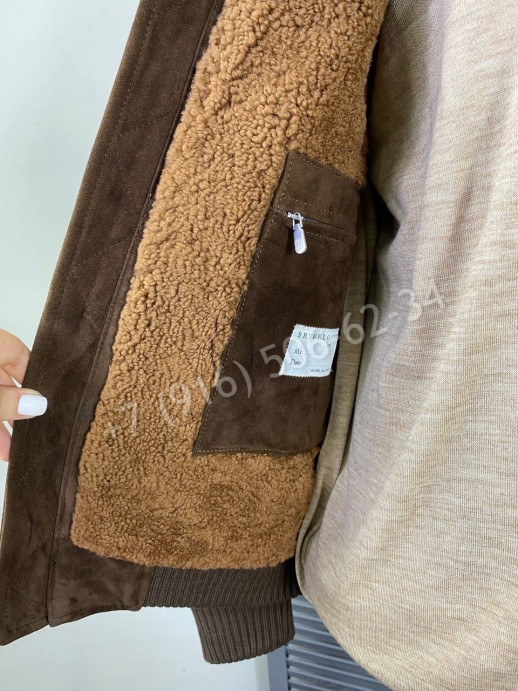 Замшевая куртка Brunello Cucinelli 6199