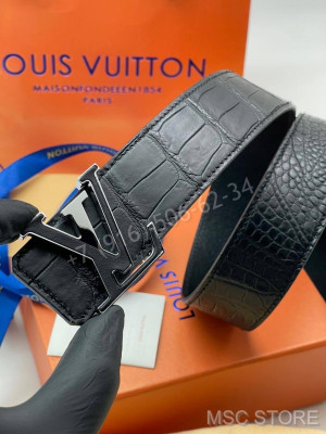 Ремень Louis Vuitton из кожи крокодила 9793