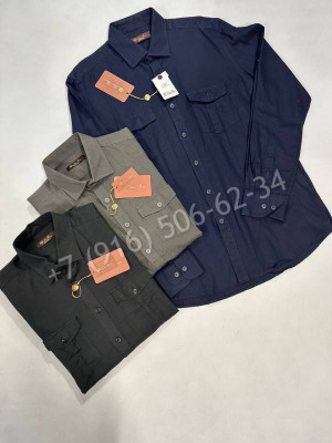 Льняная рубашка Loro Piana 17574