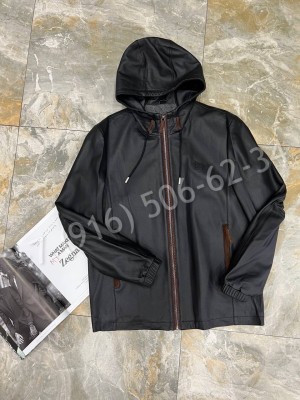 Кожаная куртка Zegna 23502