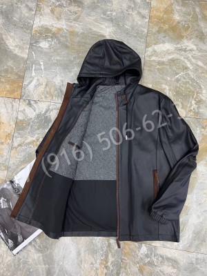 Кожаная куртка Zegna 23502
