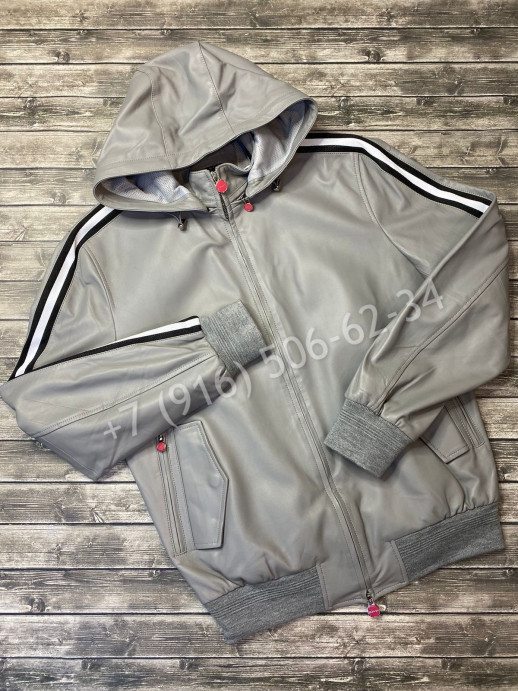 Кожаная куртка Kiton 6098