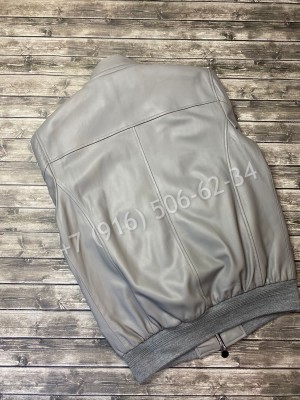 Кожаная куртка Kiton 6098