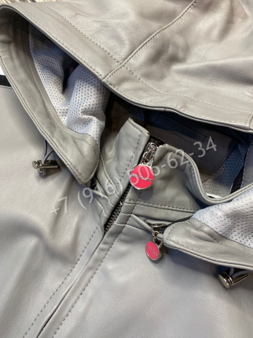 Кожаная куртка Kiton 6098