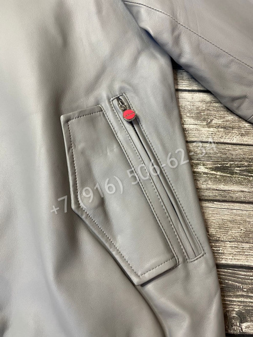 Кожаная куртка Kiton 6098