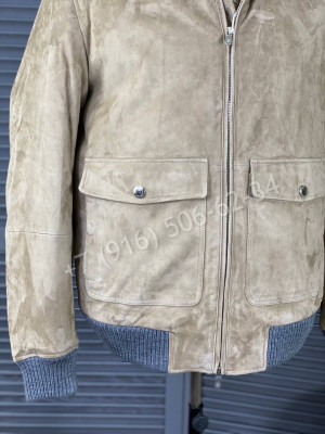 Замшевая куртка Brunello Cucinelli 6200