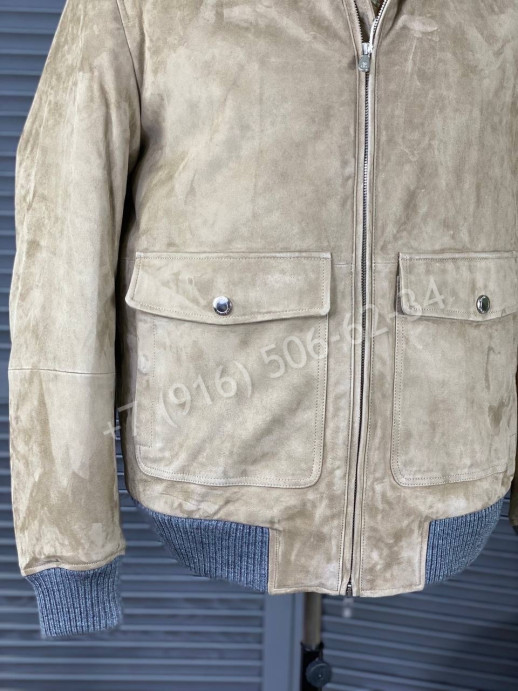 Замшевая куртка Brunello Cucinelli 6200