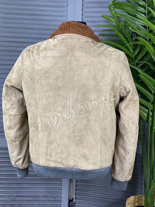 Замшевая куртка Brunello Cucinelli 6200