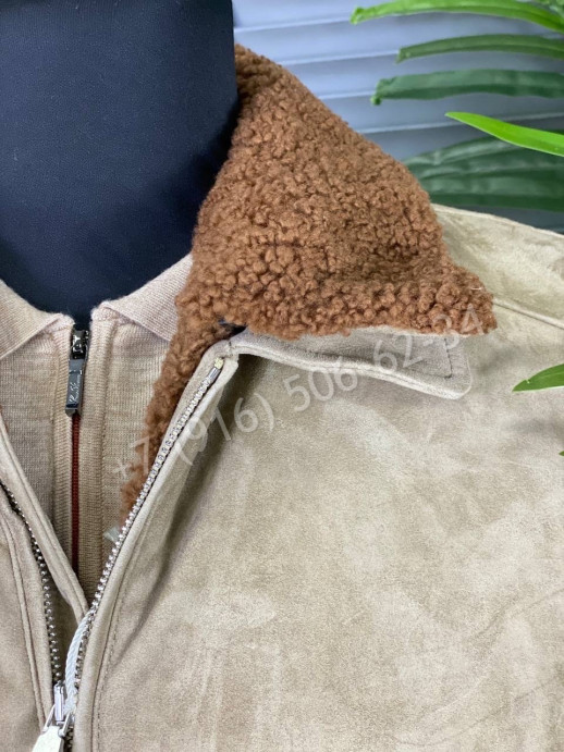 Замшевая куртка Brunello Cucinelli 6200