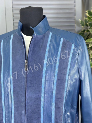 Кожаная куртка ZILLI 16564