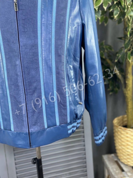 Кожаная куртка ZILLI 16564