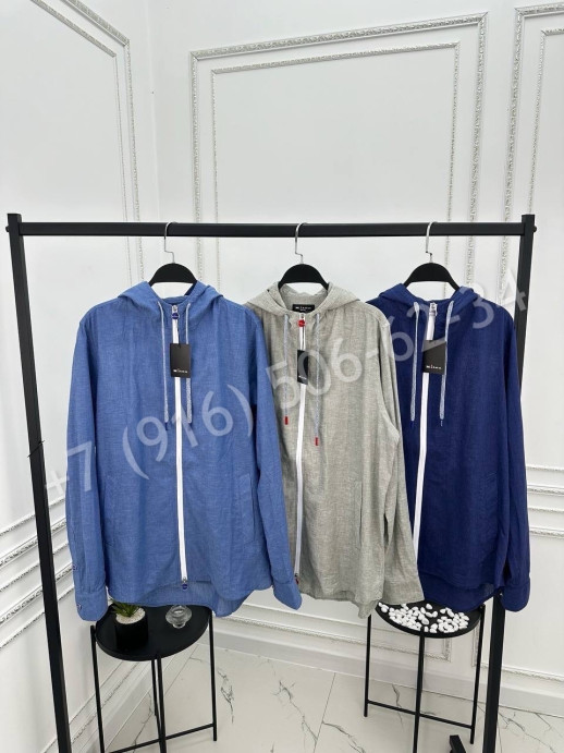 Рубашка KITON 100% лен 28055