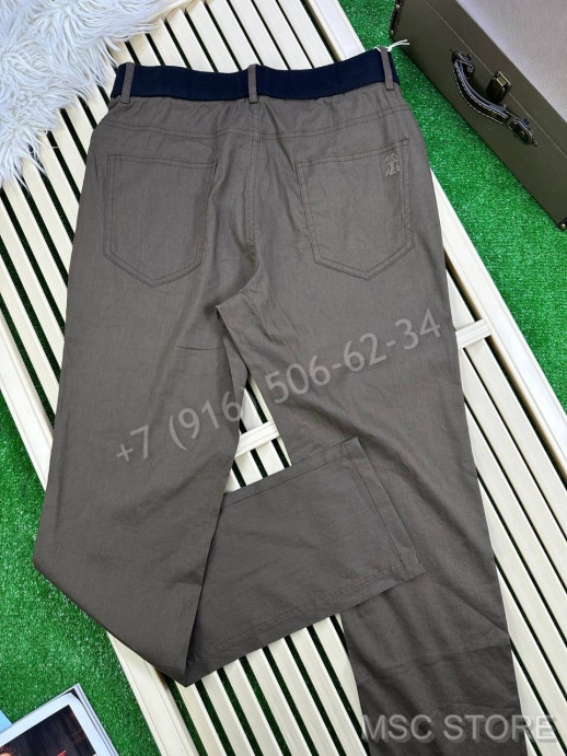 Льняные брюки Brunello Cucinelli 9947