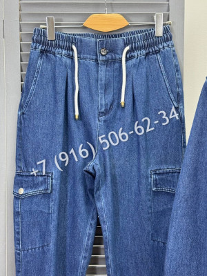 Прогулочный костюм из денима Brunello Cucinelli 34108 1