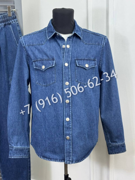 Прогулочный костюм из денима Brunello Cucinelli 34108 1