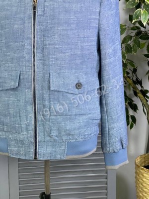 Льняная куртка-ветровка Loro Piana 15044