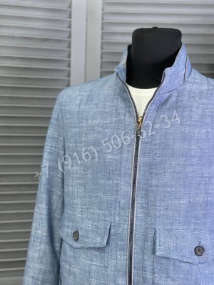 Льняная куртка-ветровка Loro Piana 15044