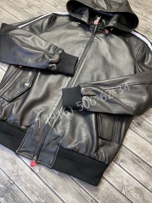 Кожаная куртка Kiton 6099