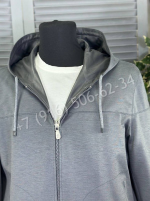 Двухсторонняя кожаная куртка Brunello Cucinelli 16565