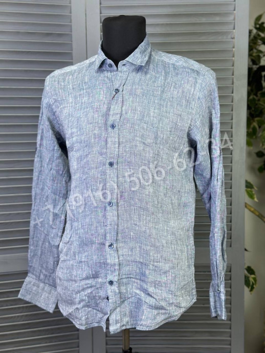 Льняная рубашка Loro Piana 17167