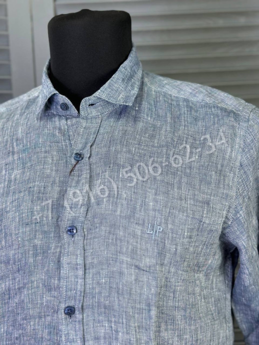 Льняная рубашка Loro Piana 17167