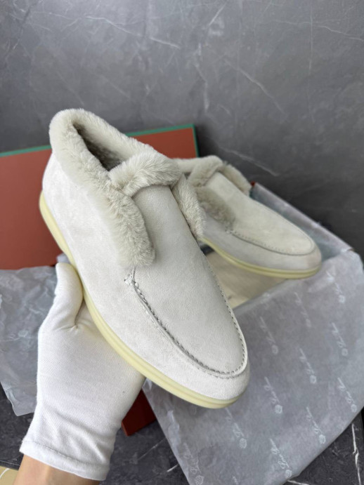 Лоферы Loro Piana на меху 19140