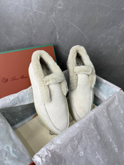 Лоферы Loro Piana на меху 19140