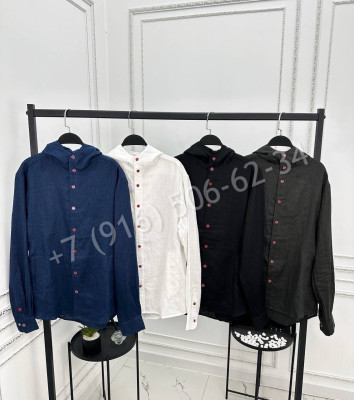 Рубашка KITON 80% лен 28056