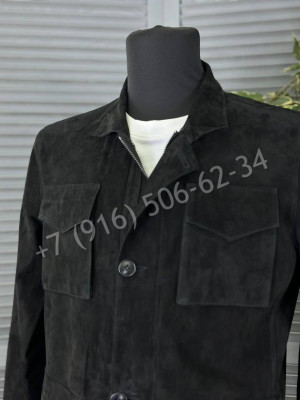 Тонкая куртка из замши Brunello Cucinelli 20976