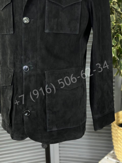 Тонкая куртка из замши Brunello Cucinelli 20976