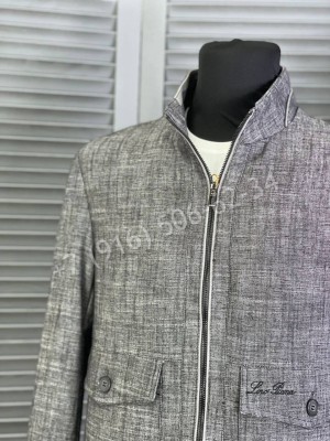 Льняная куртка-ветровка Loro Piana 15045