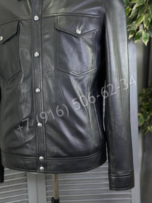 Кожаная куртка Hermes 16466