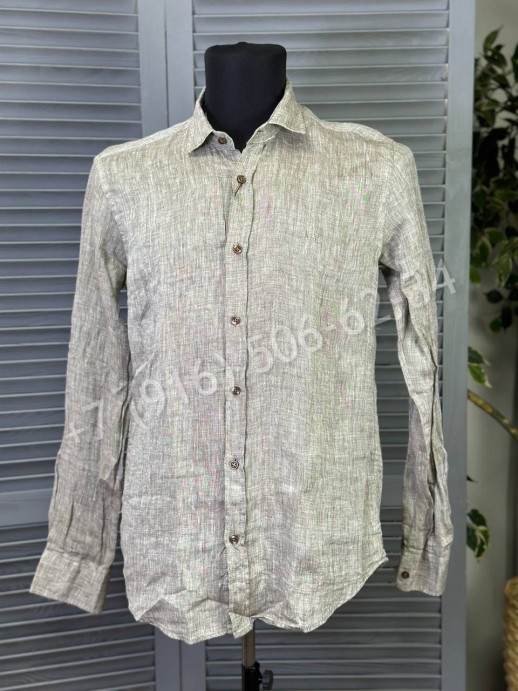 Льняная рубашка Loro Piana 17168