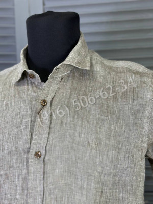 Льняная рубашка Loro Piana 17168