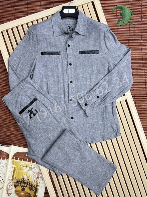 Костюм Angelo Galasso из льна 17270