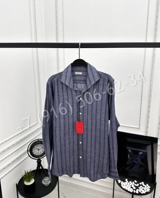 Рубашка KITON 100% лен 28057