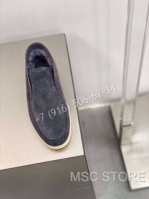 Лоферы Loro Piana на меху 8520