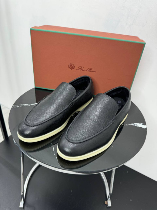 Лоферы Loro Piana на меху 17477