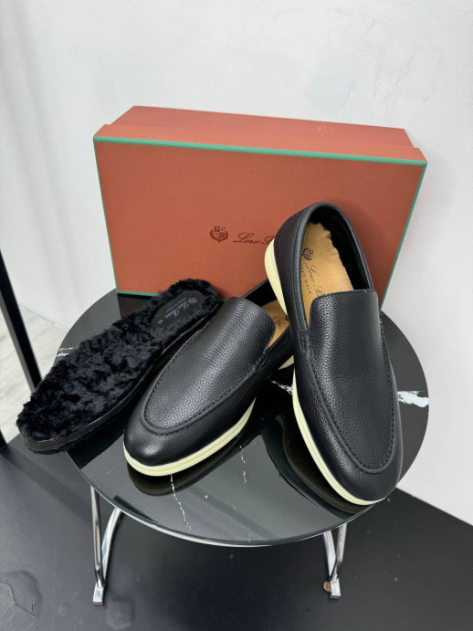 Лоферы Loro Piana на меху 17477