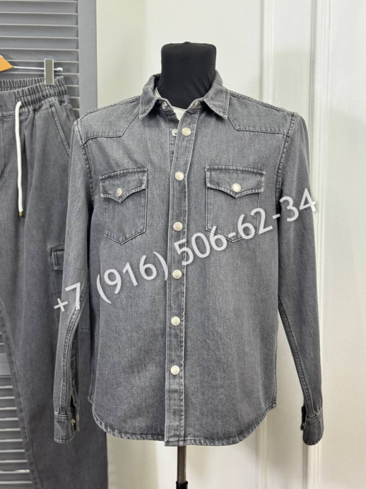 Прогулочный костюм из денима Brunello Cucinelli 34108 3