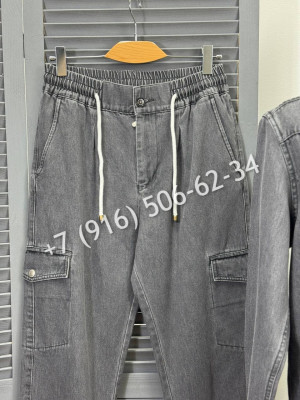 Прогулочный костюм из денима Brunello Cucinelli 34108 3