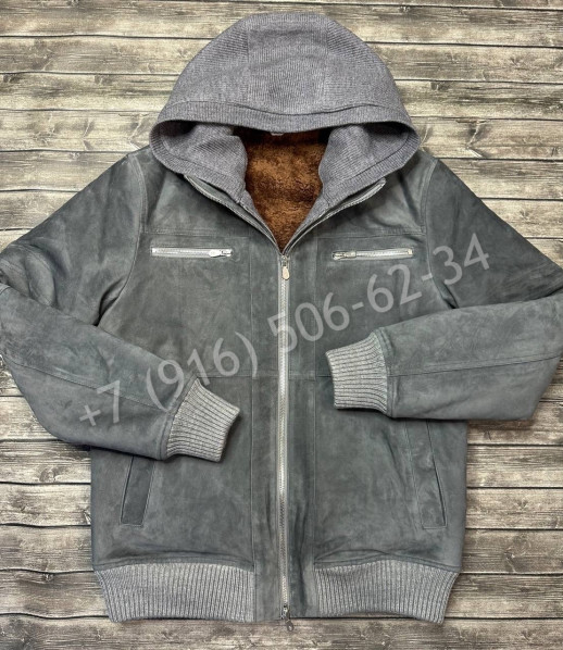 Замшевая куртка Brunello Cucinelli 24350