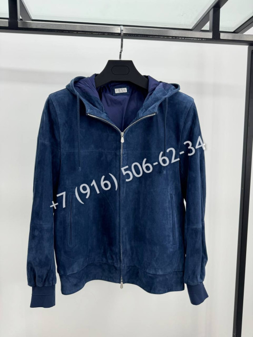 Замшевая куртка Brunello Cucinelli 9799 4
