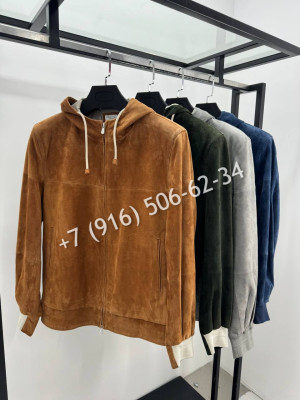 Замшевая куртка Brunello Cucinelli 9799 4