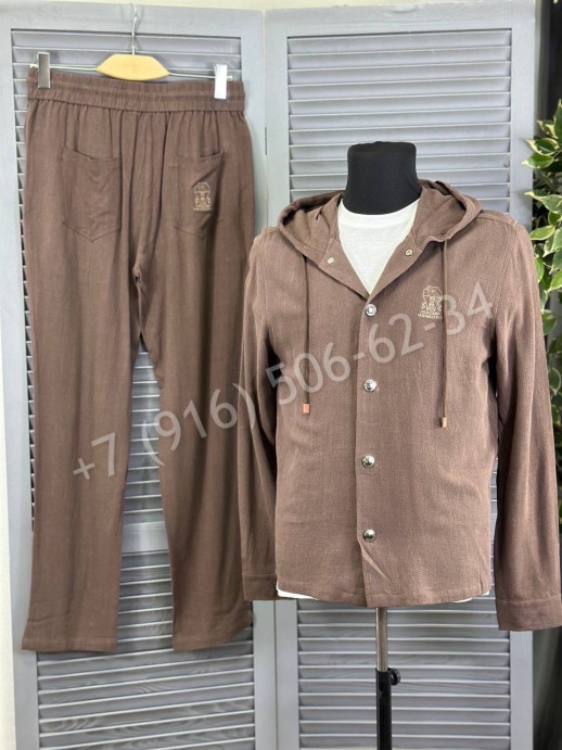 Прогулочный костюм Brunello Cucinelli из льна 15864