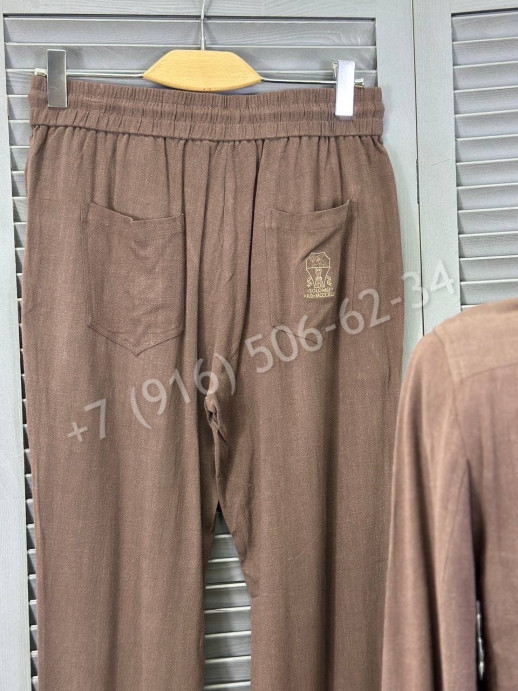 Прогулочный костюм Brunello Cucinelli из льна 15864