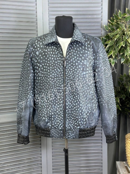 Кожаная куртка Stefano Ricci из кожи страуса 16467