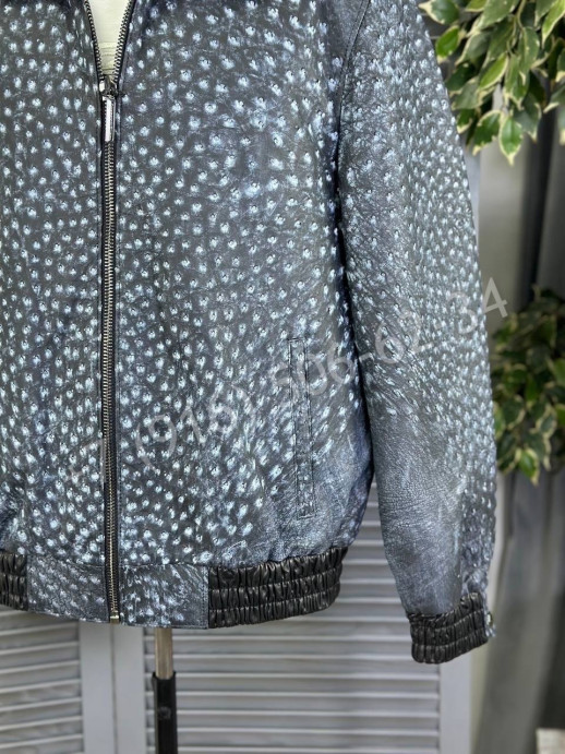 Кожаная куртка Stefano Ricci из кожи страуса 16467